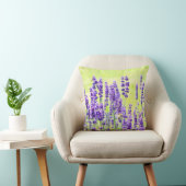 ラベンダーフラワー装飾用クッション クッション (椅子)