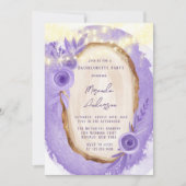 ラベンダーフローラの光バチェロレッテ列 招待状 (正面)