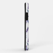 ラベンダーフローラオンホワイト Case-Mate iPhoneケース (裏面/右)