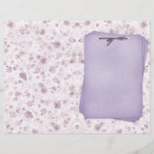 ラベンダーフローラカントリーシックNoteletsジャーナルページ (正面)