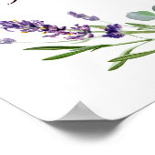 ラベンダーフローラグリーン第1聖餐式へようこそ ポスター (角)