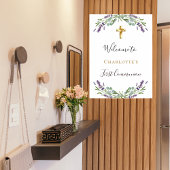 ラベンダーフローラグリーン第1聖餐式へようこそ ポスター