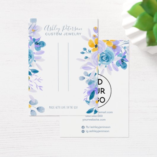 ラベンダーフローラシックなジュエリーヘアクリップディスプレイ (デスク)