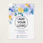 ラベンダーフローラシックなジュエリーヘアクリップディスプレイ (裏面)