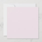 ラベンダーフローラバプテスマ 招待状 (裏面)