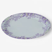 ラベンダーフローラパーティープレート ペーパープレート (アングル)