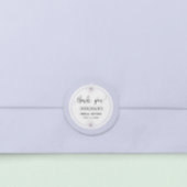 ラベンダーフローラブライダルシャワー ラウンドシール