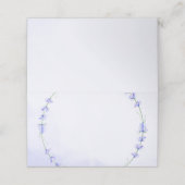 ラベンダーフローラリースウォーター結婚カラー プレイスカード (外部開封)