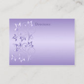 ラベンダーフローラ宝石商披露宴カード エンクロージャーカード (裏面)