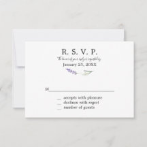 ラベンダーフローラ応答カード