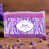 ラベンダーフローラ水彩石鹸ベリーバンド 招待状ベリーバンド