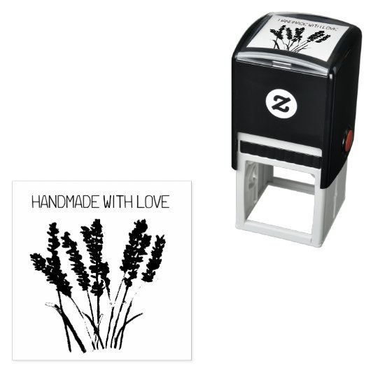 ラベンダーフローラ素朴ヴィンテージ手作り愛 セルフインキングスタンプ (インサイチュ)