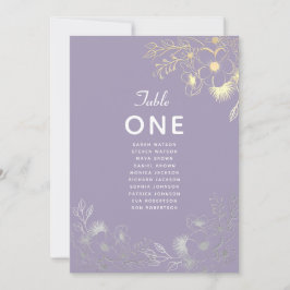 ラベンダーフローラ結婚の座席表