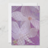 ラベンダーフローラ50 &素晴らしい誕生日招待状 招待状 (裏面)