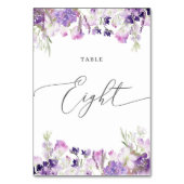 ラベンダーフローラ8テーブル番号 テーブルナンバー (裏面)