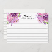 ラベンダーフローワーズビューティフルフローラアドバイスカード アドバイスカード (正面/裏面)