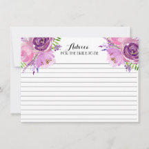 ラベンダーフローワーズビューティフルフローラアドバイスカード