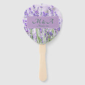 ラベンダーフ結婚ィールドのハンドファン ハンドファン (裏面)