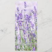 ラベンダーフ結婚ィールドのメニュー メニュー (裏面)