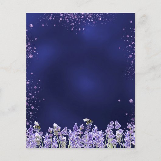 ラベンダーブライダルシャワーをする前に何か青 (裏面)