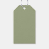 ラベンダーブライダルシャワーメッセージカード ギフトタグ (裏面)