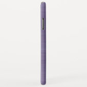 ラベンダーブラシ仕上げメタルパーソナライズされたスクリプト Case-Mate iPhoneケース (裏面/右)