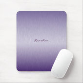 ラベンダーブラシ仕上げ金属マウスパッド マウスパッド (マウス)