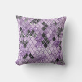 ラベンダーブラックマーメイドグはかりで測ラム#1 クッション (正面)