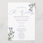 ラベンダーブリスエレガントウォーターカラープログラム プログラム (正面)