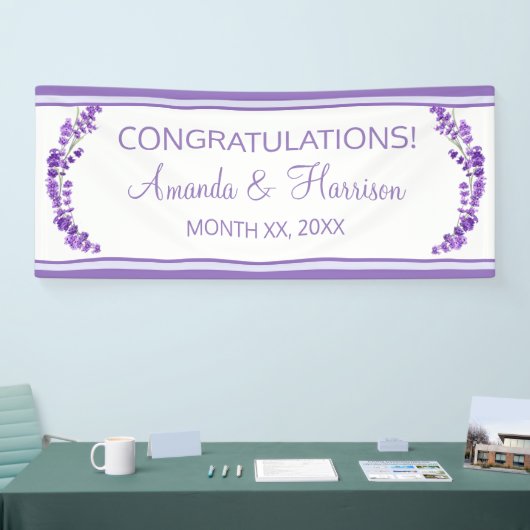 ラベンダーブリーズ結婚フローラ 横断幕 (トレードショー)