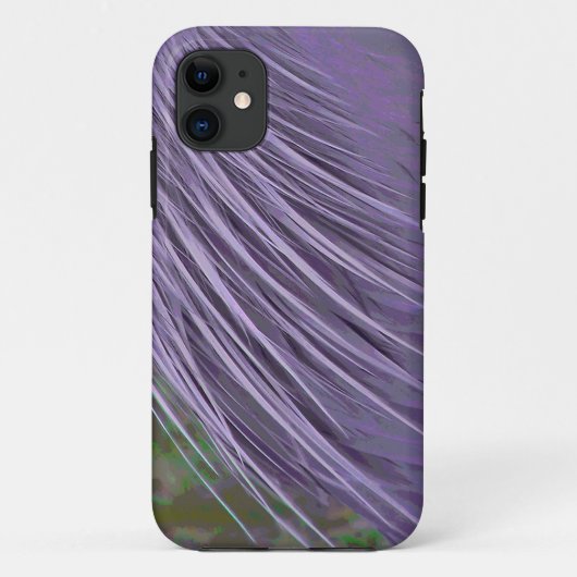 ラベンダーブルーの羽 Case-Mate iPhoneケース (裏面)