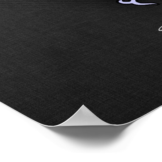 ラベンダーブルーアクアリウス ポスター (角)