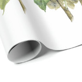 ラベンダーブルーアジデンシアボタニカルフローラブーケ ラッピングペーパー (ロールコーナー)