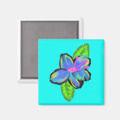 ラベンダーブルーイエローイエロー マグネット (正面/裏面)