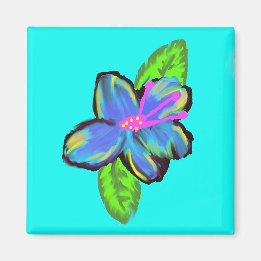 ラベンダーブルーイエローイエロー マグネット (正面)