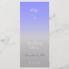 ラベンダーブルーグラデーショング結婚レイのメニュー メニュー