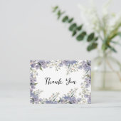 ラベンダーブルーミント夏の花ありがとう エンクロージャーカード (スタンド正面)