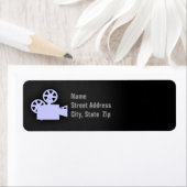 ラベンダーブルームービーカメラ ラベル (インサイチュ)