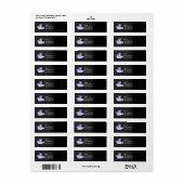 ラベンダーブルームービーカメラ ラベル (フルシート)