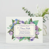 ラベンダーブルー招待状 招待状 (スタンド正面)