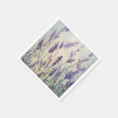 ラベンダーブロッサムウォーターカラーナプキンス スタンダードカクテルナプキン (角)