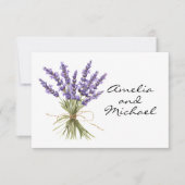 ラベンダーブロッサムガーデンソングリクエスト 出欠カード (正面)