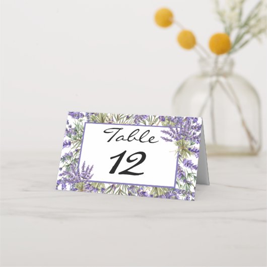 ラベンダーブロッサムガーデン プレイスカード (正面)