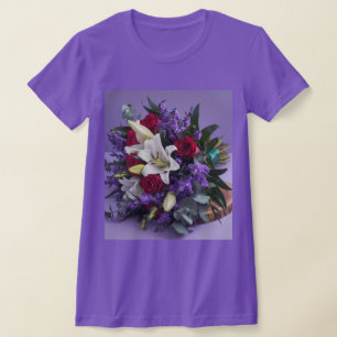 ラベンダーブーケTシャツ Tシャツ