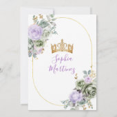 ラベンダープリンセスセージグリーンフローラキニャネラ 招待状 (裏面)