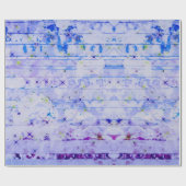 ラベンダープリントラッピング紙 ラッピングペーパー (フラット)