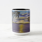 ラベンダーヘイズマグ ツートーンマグカップ (中央)