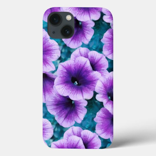 ラベンダーペチュニア花 Case-Mate iPhoneケース (裏面)