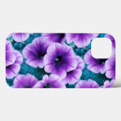 ラベンダーペチュニア花 Case-Mate iPhoneケース (裏面 (横))