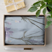 ラベンダーホワイトデイジーボホワイルドフラワーデクページ 薄葉紙 (ギフト)